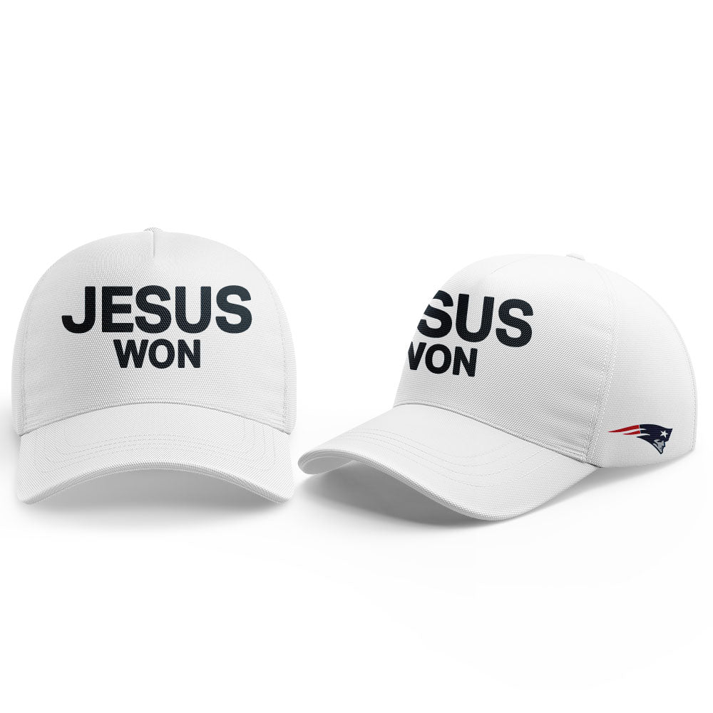 New England Patriots Patriots JESUS WON 2.0.2.5 T-SHIRT
