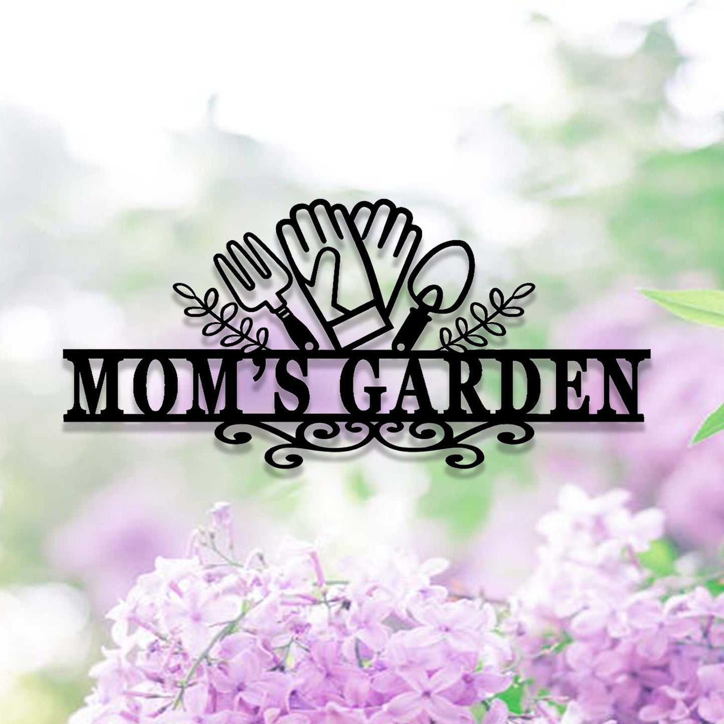 Personalized Gardening Gift,Custom Garden Sign,Metal Sign for Mom's Garden,Garden Decor,Garden Wall Art,Florists Gift,Yard Sign,Yard Decor