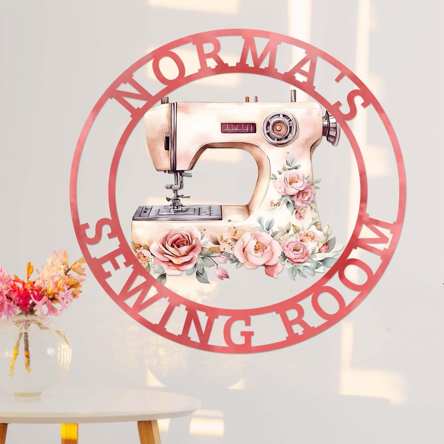 Custom Sewing Metal Sign,Sewing Room Wall Decor,Personalized Quilting Sign,Craft Quilting Room Sign,Sewing Metal Wall Art,Tailor Shop Sign