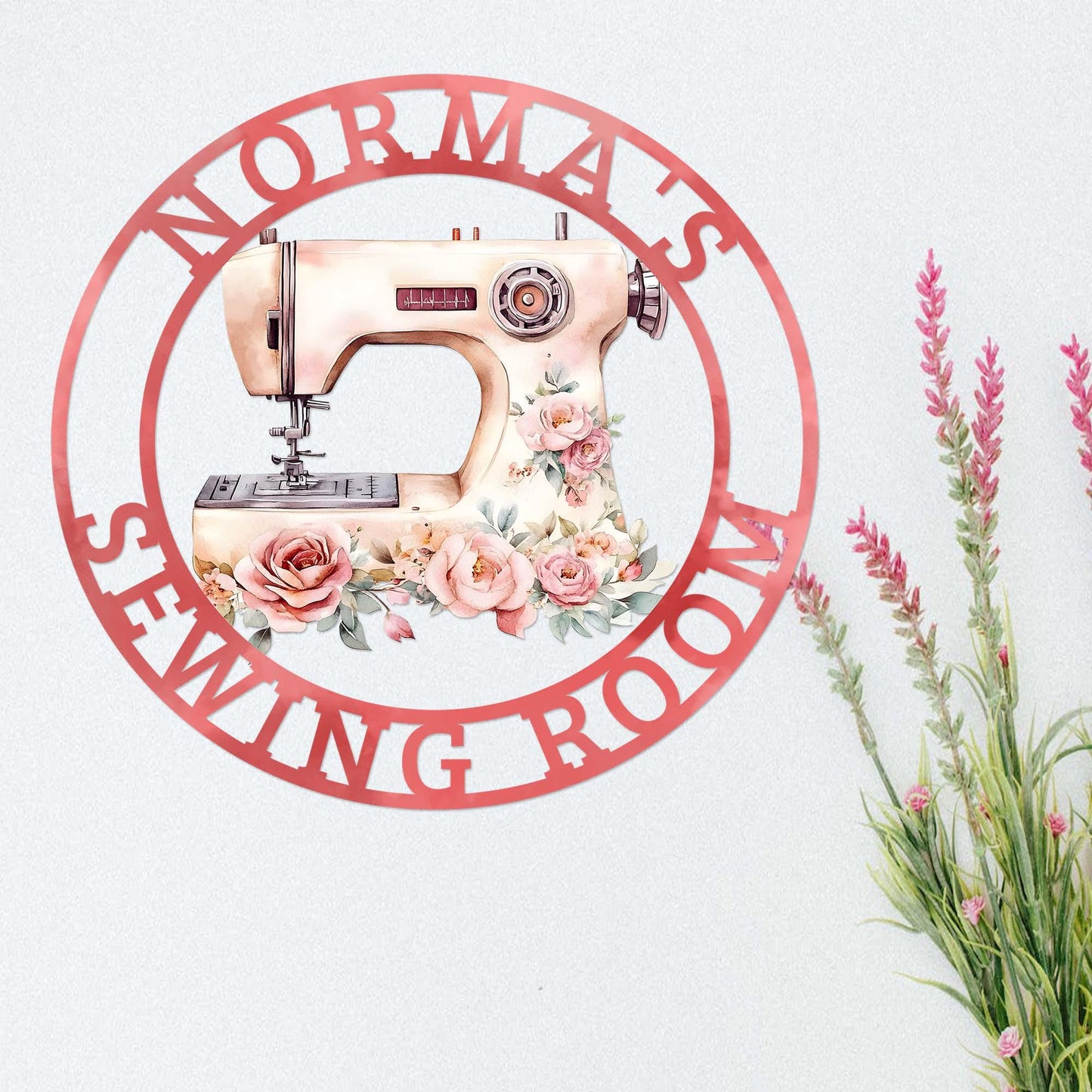 Custom Sewing Metal Sign,Sewing Room Wall Decor,Personalized Quilting Sign,Craft Quilting Room Sign,Sewing Metal Wall Art,Tailor Shop Sign