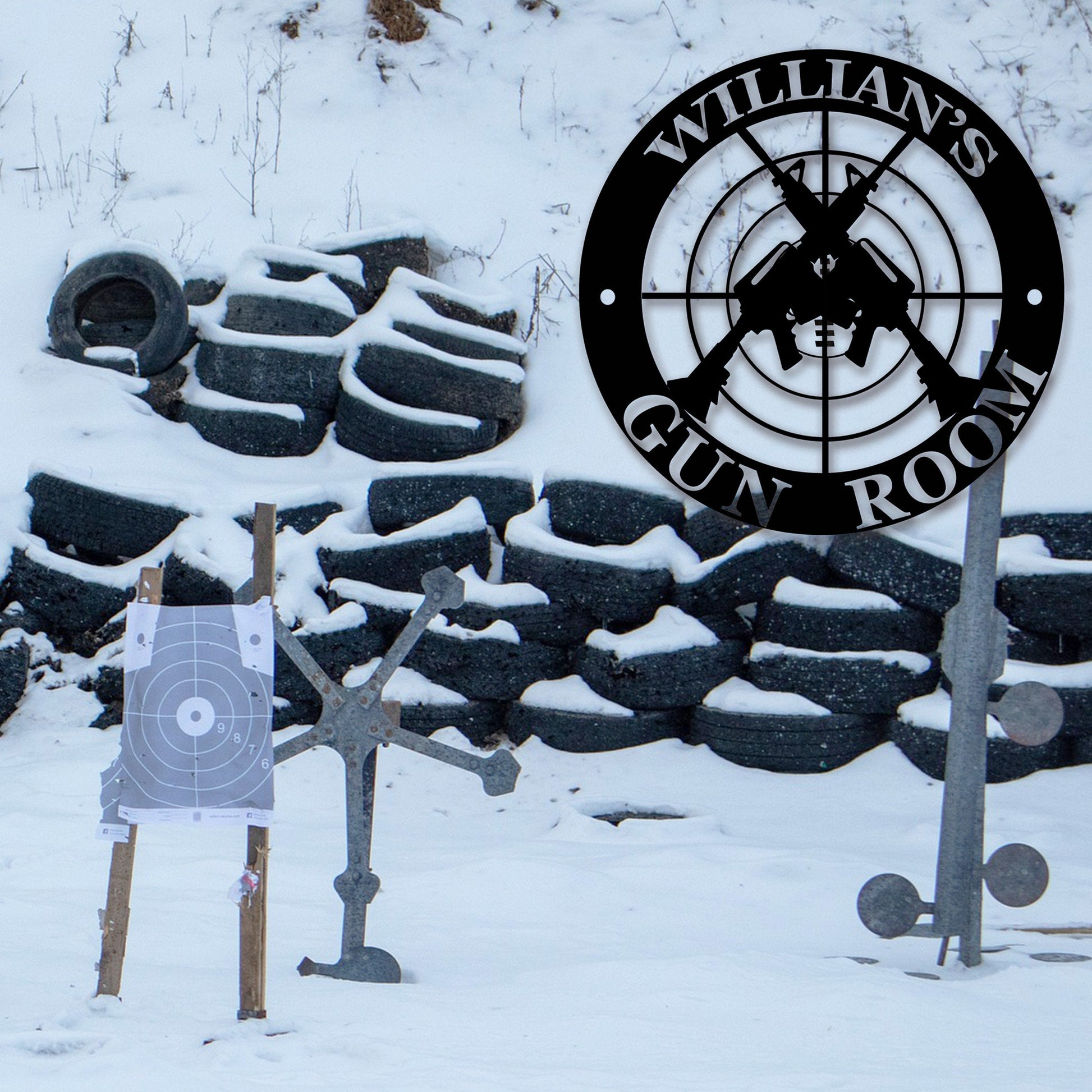 Armory Sign Metal Gun Sign Gun Owner Gift Hunter Shooting Sports Metal Sign Metal Wall Hangings Cabin Hunting Lodge Wall Art Veteran Gift
