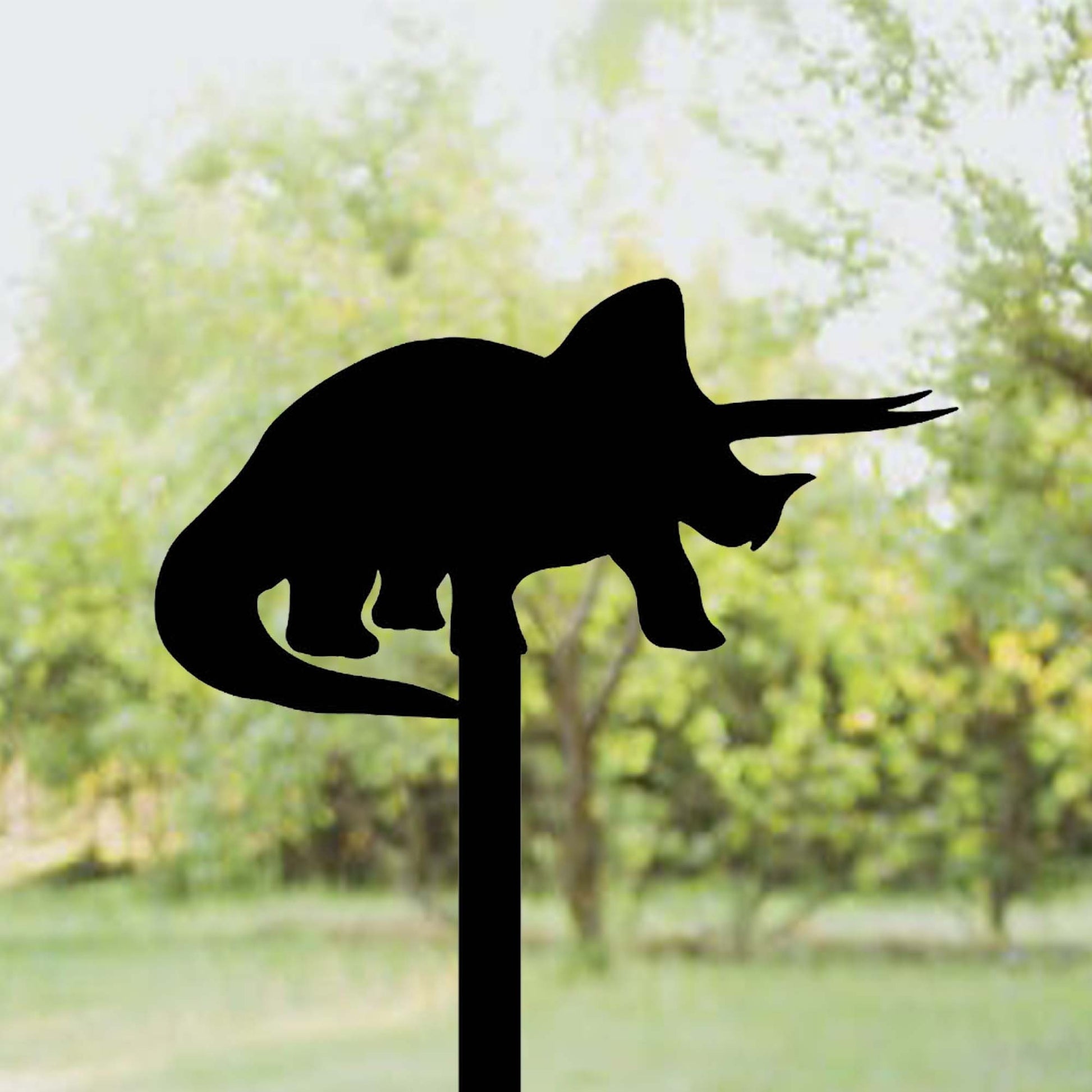 Custom Dinosaur Metal Garden Stake,Dinosaur Garden Sign Decor,Personalized Dinosaur Address Sign for Yard,Jurassic Park Garden Yard Art