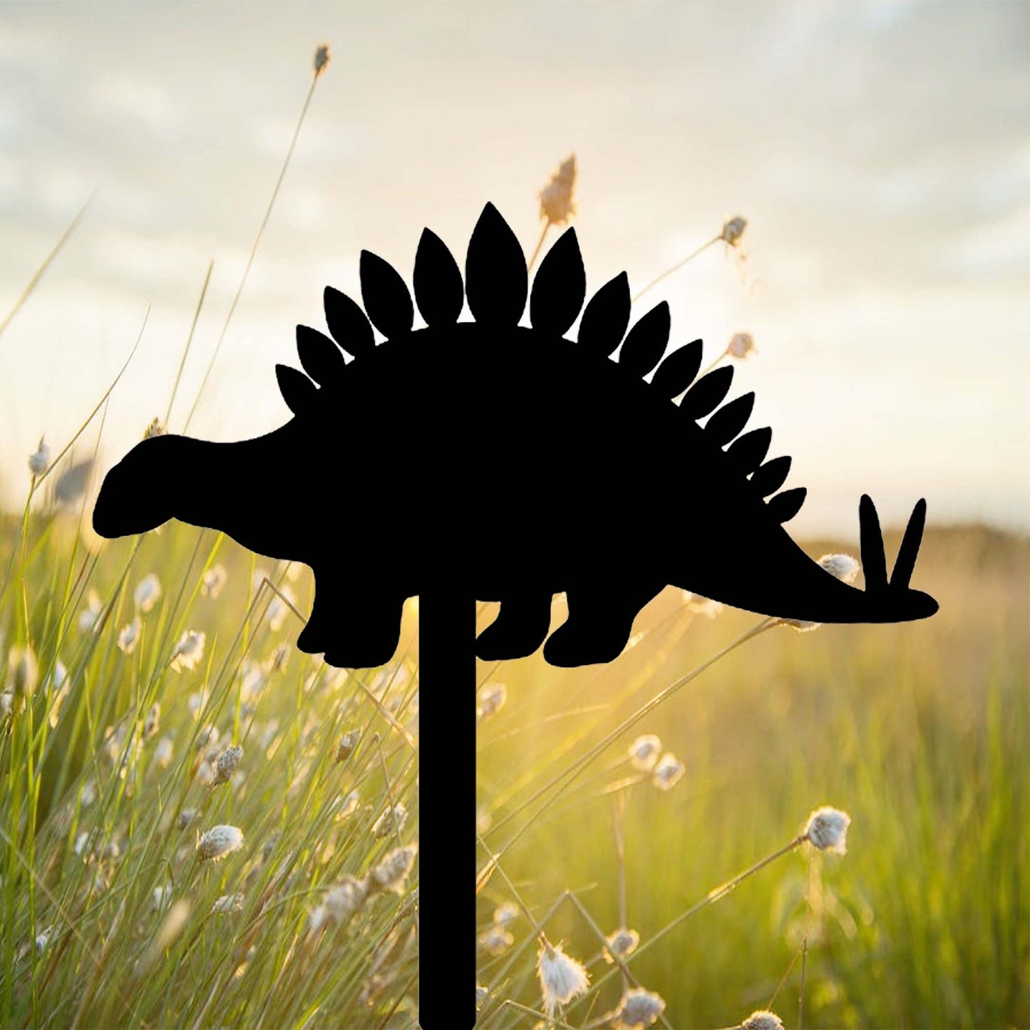 Custom Dinosaur Metal Garden Stake,Dinosaur Garden Sign Decor,Personalized Dinosaur Address Sign for Yard,Jurassic Park Garden Yard Art