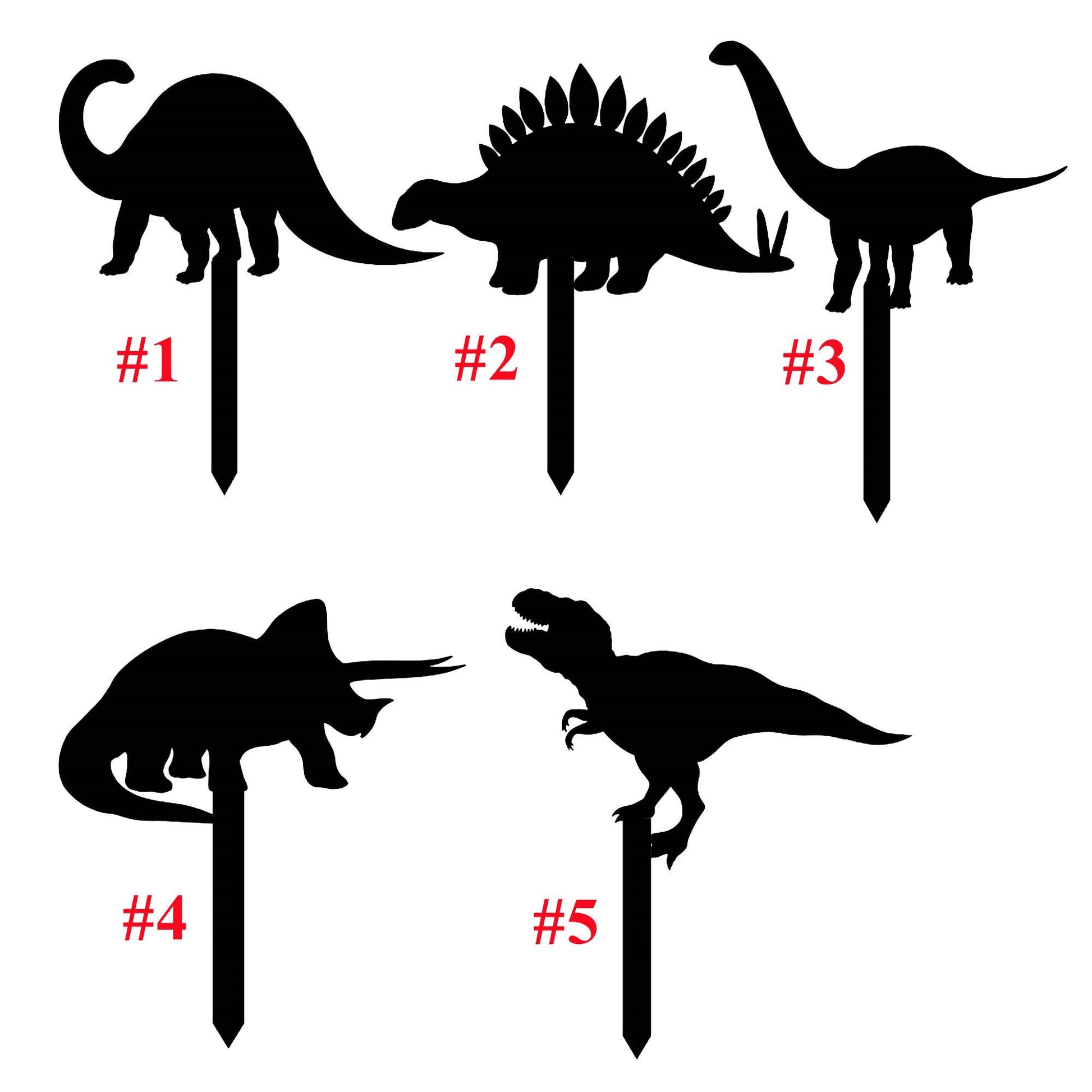 Custom Dinosaur Metal Garden Stake,Dinosaur Garden Sign Decor,Personalized Dinosaur Address Sign for Yard,Jurassic Park Garden Yard Art
