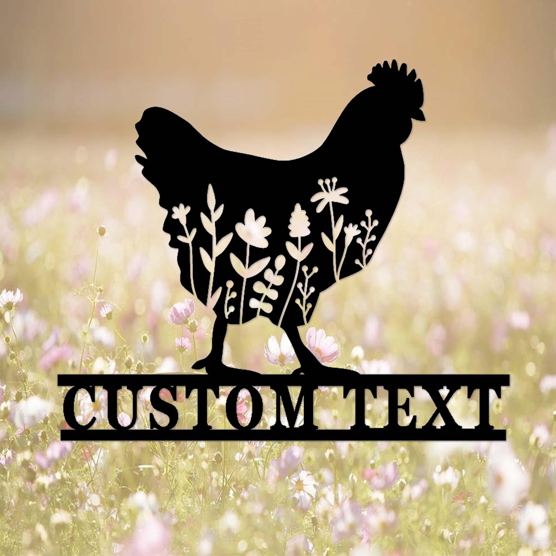 Custom Chicken Farm Sign,Metal Chicken Coop Sign,Personalized Hen House Sign,Chicken Coop Decor,Eggs Farmed Sign,Farmhouse Farm Coop Decor