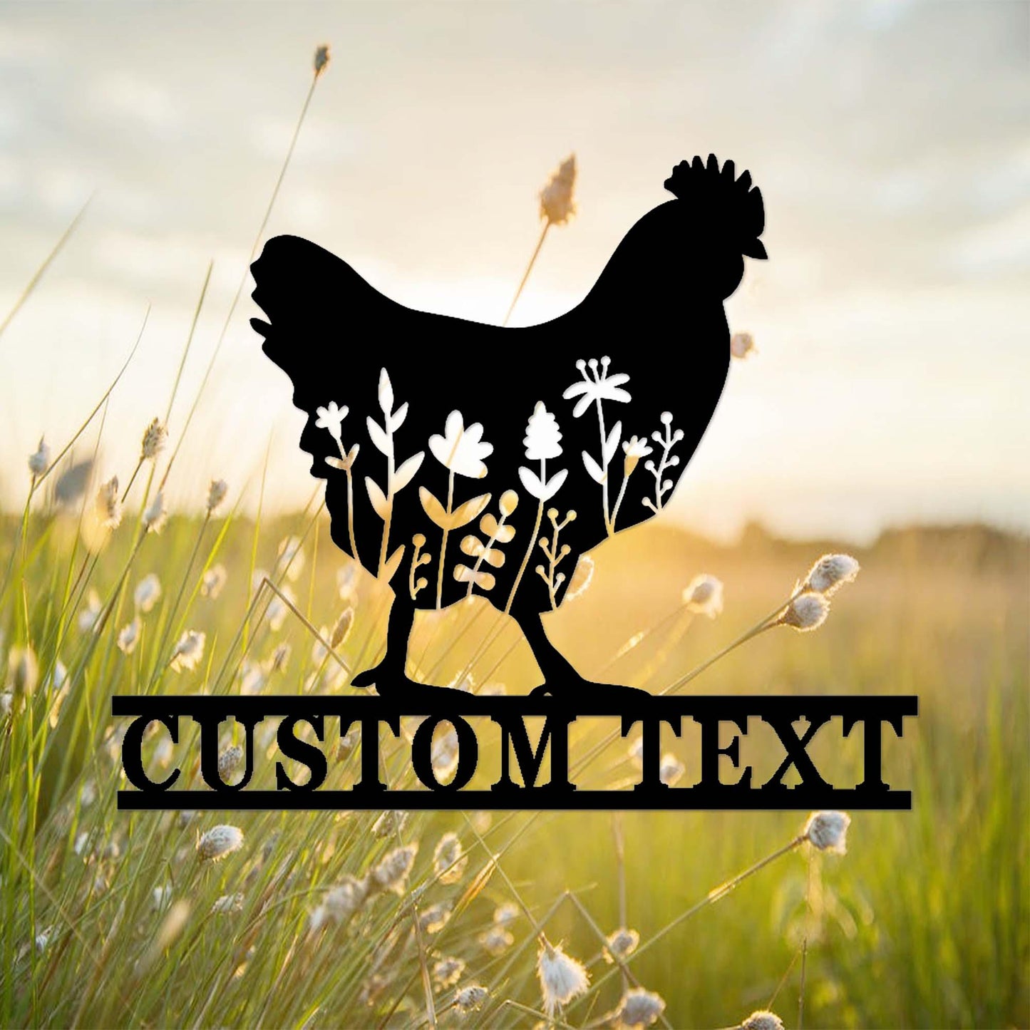 Custom Chicken Farm Sign,Metal Chicken Coop Sign,Personalized Hen House Sign,Chicken Coop Decor,Eggs Farmed Sign,Farmhouse Farm Coop Decor