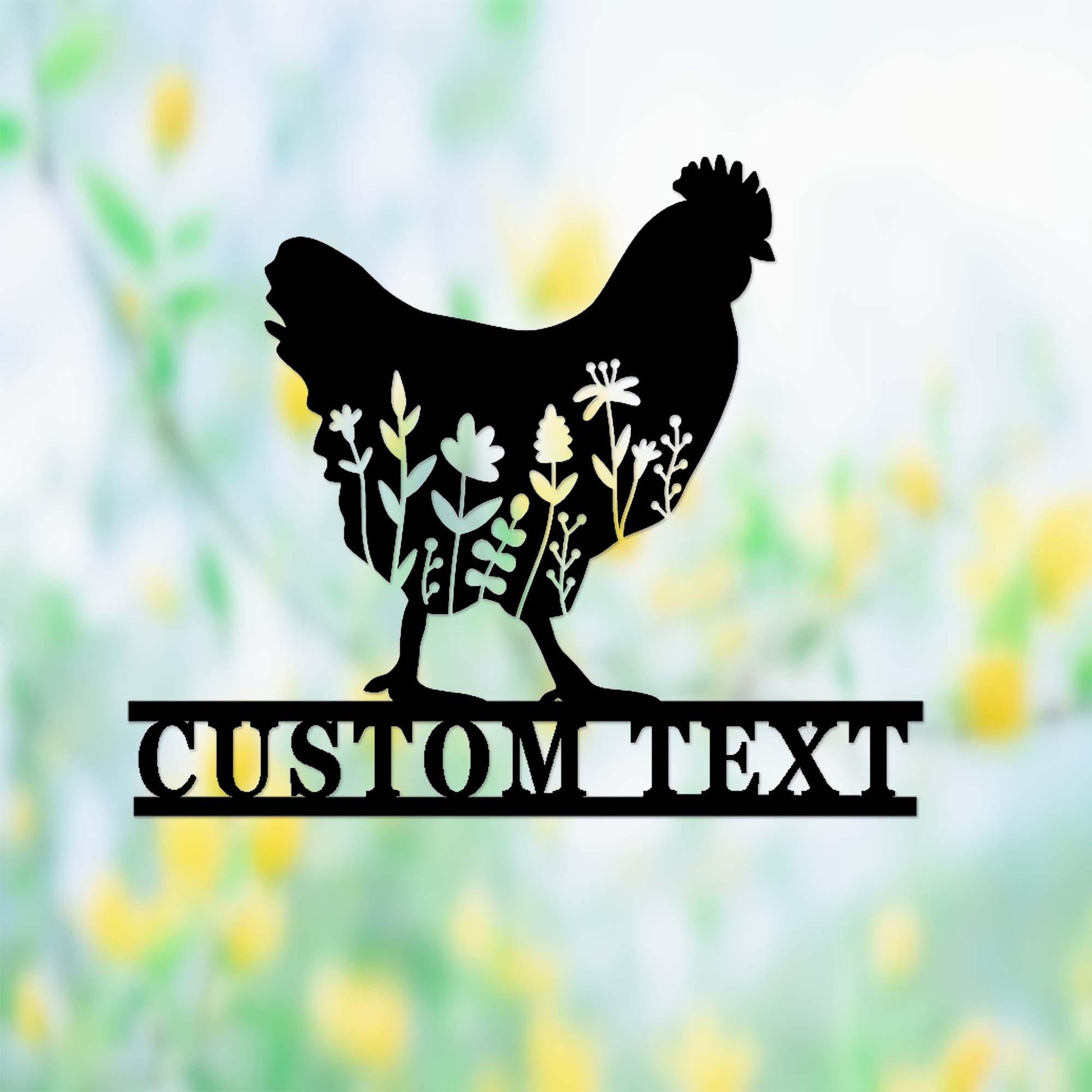 Custom Chicken Farm Sign,Metal Chicken Coop Sign,Personalized Hen House Sign,Chicken Coop Decor,Eggs Farmed Sign,Farmhouse Farm Coop Decor