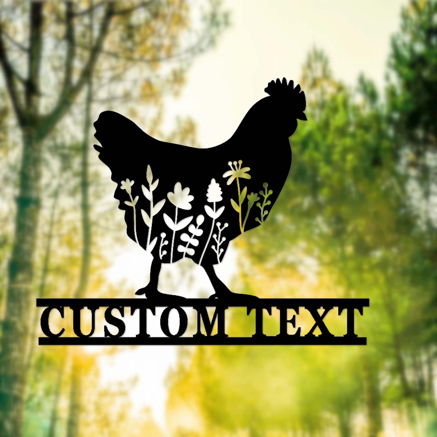 Custom Chicken Farm Sign,Metal Chicken Coop Sign,Personalized Hen House Sign,Chicken Coop Decor,Eggs Farmed Sign,Farmhouse Farm Coop Decor