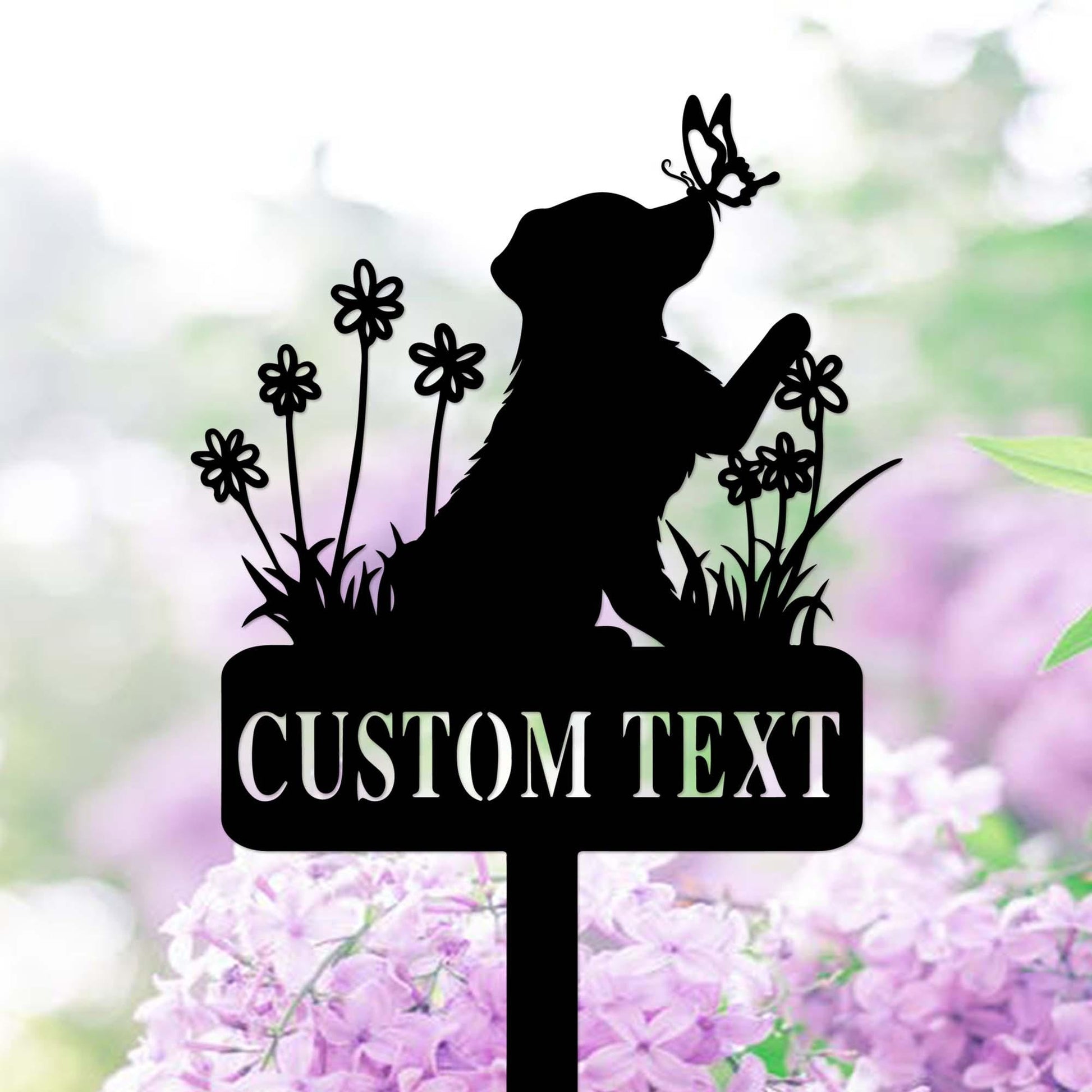 Custom Dog Metal Memorial Stake,Personalized Dog Name Grave Marker,Dog Yard Garden Stake,Dog Garden Decor,Dog Mom Gift,Pet Remembrance Stake