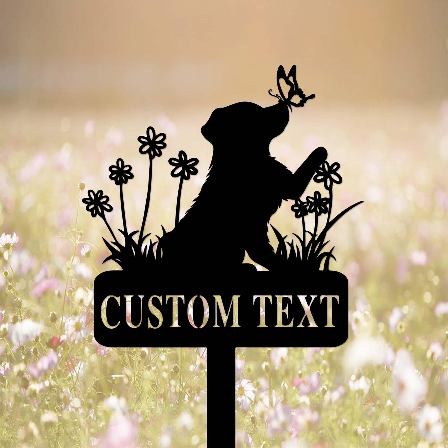 Custom Dog Metal Memorial Stake,Personalized Dog Name Grave Marker,Dog Yard Garden Stake,Dog Garden Decor,Dog Mom Gift,Pet Remembrance Stake