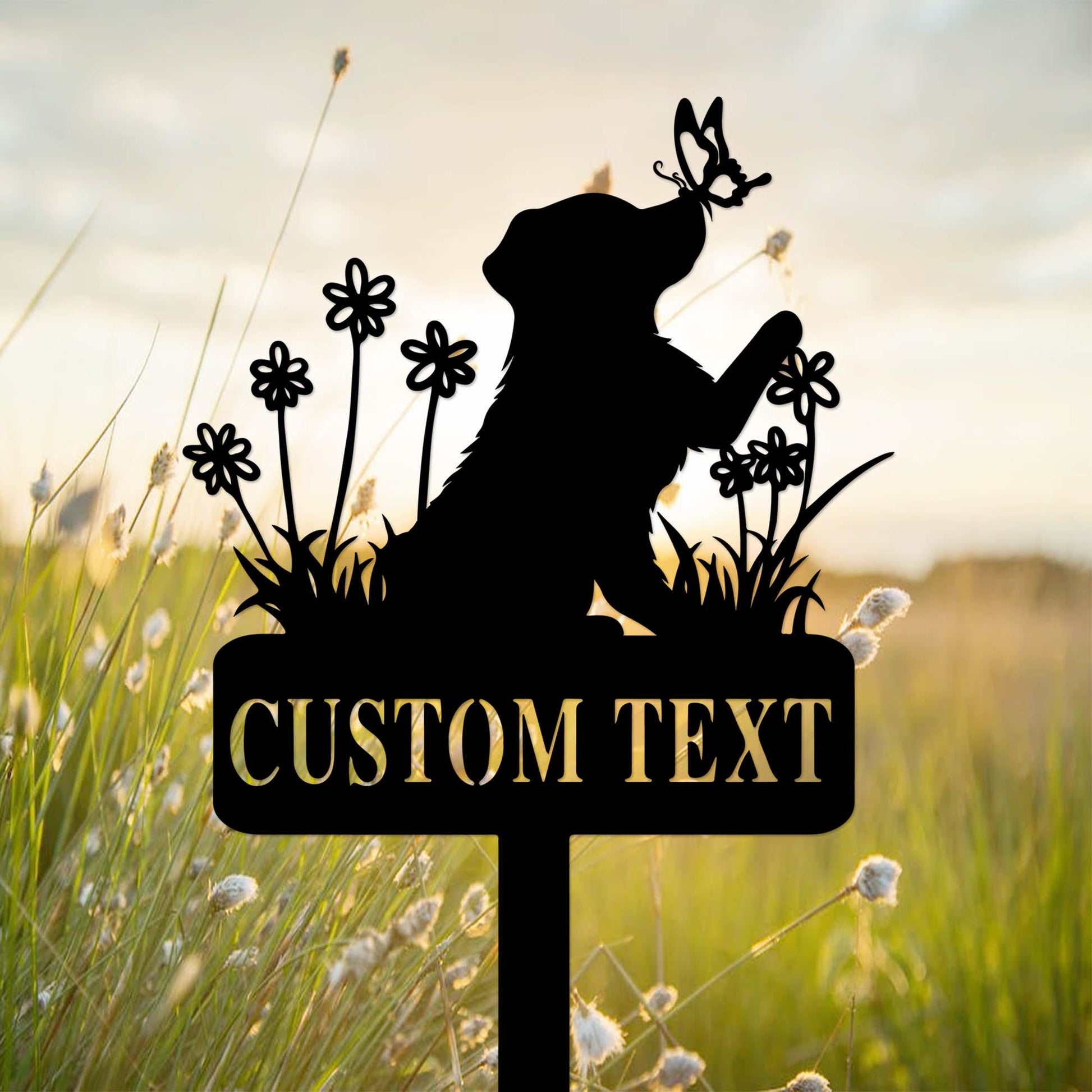 Custom Dog Metal Memorial Stake,Personalized Dog Name Grave Marker,Dog Yard Garden Stake,Dog Garden Decor,Dog Mom Gift,Pet Remembrance Stake