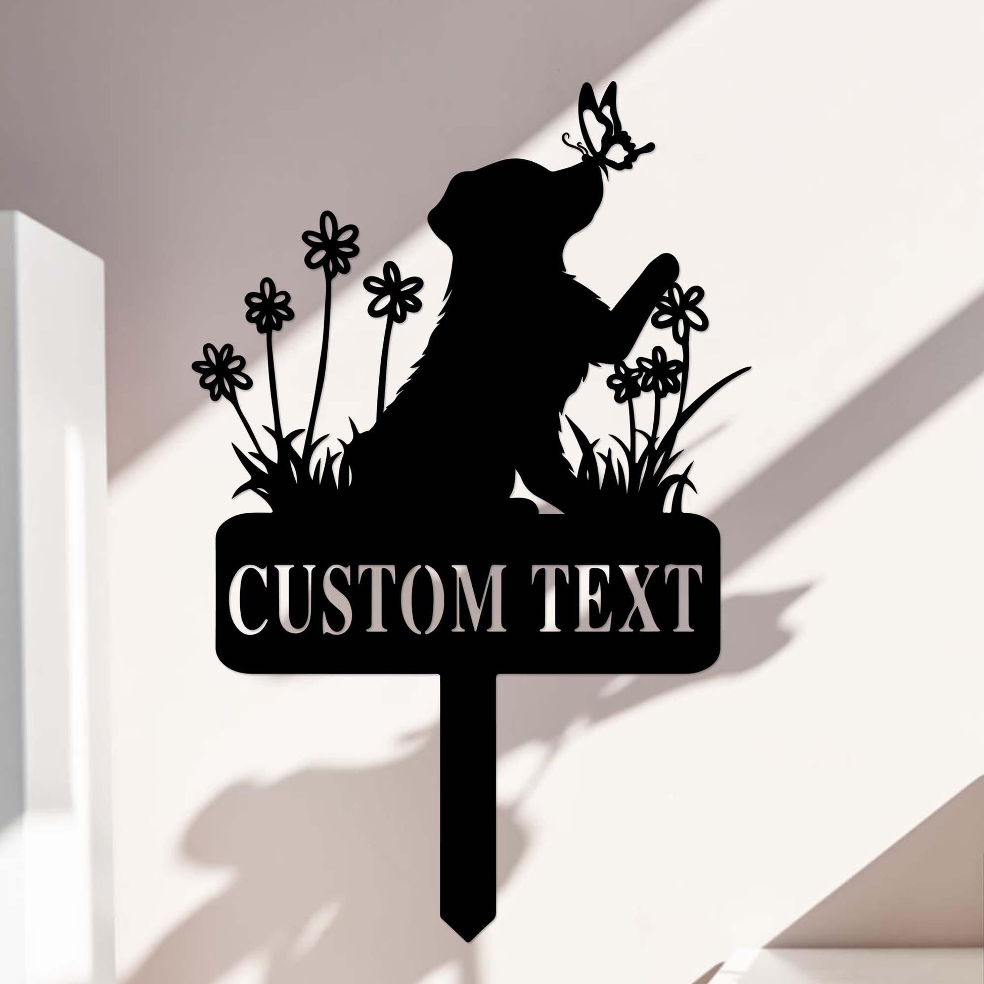 Custom Dog Metal Memorial Stake,Personalized Dog Name Grave Marker,Dog Yard Garden Stake,Dog Garden Decor,Dog Mom Gift,Pet Remembrance Stake