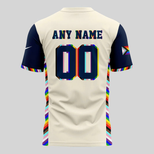 Special New Pride Patriots Logo Tshirt Custom Name Numbers